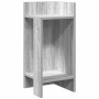 Mesa auxiliar con estante gris sonoma 25,5x27x60 cm en Mesas auxiliares | Comprar online en Foru.es
