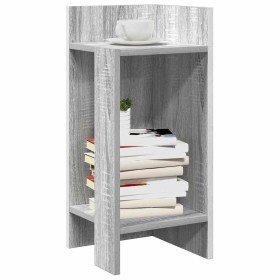 Mesas auxiliares 2 uds con estante gris sonoma 25,5x27x60 cm en Mesas auxiliares | Comprar online en Foru.es