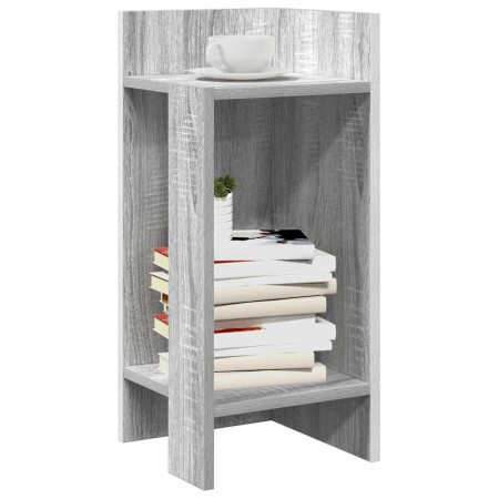 Mesas auxiliares 2 uds con estante gris sonoma 25,5x27x60 cm en Mesas auxiliares | Comprar online en Foru.es