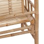 Banco de jardín con cojín bambú 120 cm de vidaXL, Bancos de jardín - Ref: Foro24-3063899, Precio: 150,73 €, Descuento: %