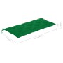 Banco de jardín plegable con cojín bambú 118 cm de vidaXL, Bancos de jardín - Ref: Foro24-3063869, Precio: 87,41 €, Descuento: %