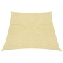 Toldo de vela HDPE beige 160 g/m² 4/5x3 m de vidaXL, Sombrillas - Ref: Foro24-311160, Precio: 41,93 €, Descuento: %