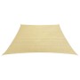 Toldo de vela HDPE beige 160 g/m² 4/5x3 m de vidaXL, Sombrillas - Ref: Foro24-311160, Precio: 41,93 €, Descuento: %