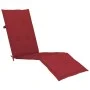 Garden lounger with footrest and cushion in solid acacia wood by vidaXL, Loungers - Ref: Foro24-3064023, Price: 136,58 €, Dis...