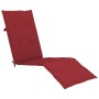 Tumbona de jardín con reposapiés y cojín madera maciza acacia de vidaXL, Tumbonas - Ref: Foro24-3064023, Precio: 140,08 €, De...