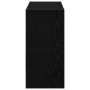 Zapateros 2 uds apilables roble negro 60x30x30,5 cm en Zapateros y organizadores de calzado | Comprar online en Foru.es