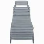 Lounger with solid gray acacia wood cushion by vidaXL, Loungers - Ref: Foro24-3064053, Price: 141,68 €, Discount: %