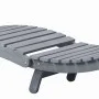Lounger with solid gray acacia wood cushion by vidaXL, Loungers - Ref: Foro24-3064053, Price: 141,68 €, Discount: %