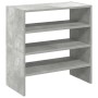 Zapateros 2 uds apilables gris hormigón 60x30x30,5 cm en Zapateros y organizadores de calzado | Comprar online en Foru.es