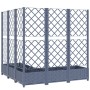 Jardinera con enrejado PP azul gris 120x120x121,5 cm de vidaXL, Maceteros y jardineras - Ref: Foro24-318256, Precio: 118,43 €...