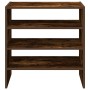 Zapateros 2 uds apilables roble ahumado 60x30x30,5 cm en Zapateros y organizadores de calzado | Comprar online en Foru.es