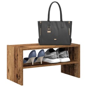 Zapatero apilable madera vieja 60x30x30,5 cm en Zapateros y organizadores de calzado | Comprar online en Foru.es