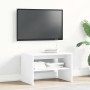 Mueble para TV madera contrachapada blanco 60x40x40 cm en Muebles TV | Comprar online en Foru.es