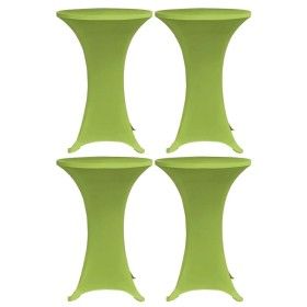 Funda elástica para mesa 4 unidades 70 cm verde de vidaXL, Fundas - Ref: Foro24-279088, Precio: 39,94 €, Descuento: %