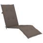 Tumbona de jardín con reposapiés y cojín madera maciza acacia de vidaXL, Tumbonas - Ref: Foro24-3064022, Precio: 150,50 €, De...