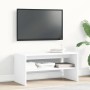 Mueble para TV madera contrachapada blanco 80x40x40 cm en Muebles TV | Comprar online en Foru.es