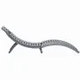 Solid Acacia Wood Lounger with Gray Cushion by vidaXL, Loungers - Ref: Foro24-3064054, Price: 141,68 €, Discount: %