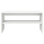 Mueble para TV madera contrachapada blanco 80x40x40 cm en Muebles TV | Comprar online en Foru.es
