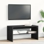 Mueble de TV madera de ingeniería roble negro 80x40x40 cm en Muebles TV | Comprar online en Foru.es