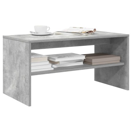 Mueble de TV madera contrachapada gris hormigón 80x40x40 cm en Muebles TV | Comprar online en Foru.es