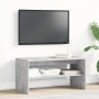 Mueble de TV madera contrachapada gris hormigón 80x40x40 cm en Muebles TV | Comprar online en Foru.es