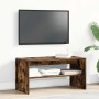 Mueble de TV madera de ingeniería roble ahumado 80x40x40 cm en Muebles TV | Comprar online en Foru.es