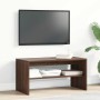 Mueble de TV madera de ingeniería marrón roble 80x40x40 cm en Muebles TV | Comprar online en Foru.es