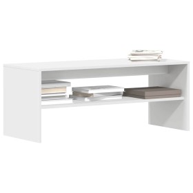 Mueble para TV madera contrachapada blanco 100x40x40 cm en Muebles TV | Comprar online en Foru.es