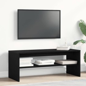 Mueble para TV madera contrachapada roble negro100x40x40 cm en Muebles TV | Comprar online en Foru.es