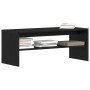 Mueble para TV madera contrachapada roble negro100x40x40 cm en Muebles TV | Comprar online en Foru.es