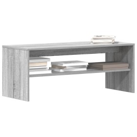 Mueble de TV madera contrachapada gris Sonoma 100x40x40 cm en Muebles TV | Comprar online en Foru.es