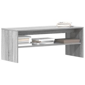 Mueble de TV madera contrachapada gris Sonoma 100x40x40 cm en Muebles TV | Comprar online en Foru.es