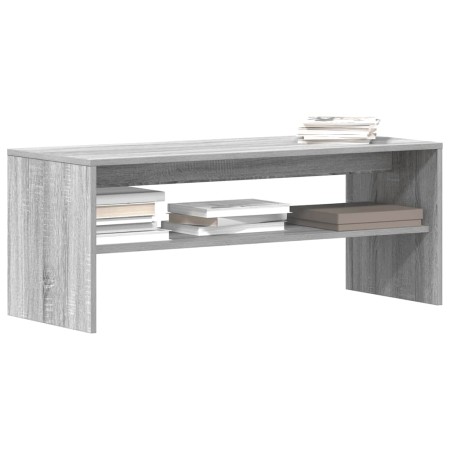 Mueble de TV madera contrachapada gris Sonoma 100x40x40 cm en Muebles TV | Comprar online en Foru.es