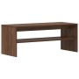 Mueble de TV madera contrachapada roble marrón 100x40x40 cm en Muebles TV | Comprar online en Foru.es