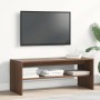 Mueble de TV madera contrachapada roble marrón 100x40x40 cm en Muebles TV | Comprar online en Foru.es