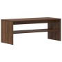 Mueble de TV madera contrachapada roble marrón 100x40x40 cm en Muebles TV | Comprar online en Foru.es