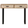Mesa consola de madera maciza de mango 100x30x75 cm de vidaXL, Mesas auxiliares - Ref: Foro24-320823, Precio: 140,58 €, Descu...