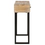 Mesa consola de madera maciza de mango 100x30x75 cm de vidaXL, Mesas auxiliares - Ref: Foro24-320823, Precio: 140,58 €, Descu...