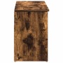 Banco zapatero madera de ingeniería roble ahumado 102x30,5x45cm en Zapateros y organizadores de calzado | Comprar online en Foru