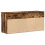 Banco zapatero madera de ingeniería roble ahumado 102x30,5x45cm en Zapateros y organizadores de calzado | Comprar online en Foru