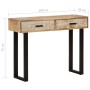 Mesa consola de madera maciza de mango 100x30x75 cm de vidaXL, Mesas auxiliares - Ref: Foro24-320823, Precio: 140,58 €, Descu...