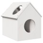 Casa para gatos madera maciza pino blanca 41x50x50 cm en Mobiliario para gatos | Comprar online en Foru.es