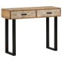 Mesa consola de madera maciza de mango 100x30x75 cm de vidaXL, Mesas auxiliares - Ref: Foro24-320823, Precio: 140,58 €, Descu...