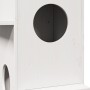 Casa para gatos madera maciza pino blanca 43x43x90 cm en Mobiliario para gatos | Comprar online en Foru.es