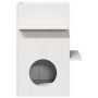 Casa para gatos madera maciza pino blanca 43x43x60 cm en Mobiliario para gatos | Comprar online en Foru.es