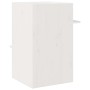 Casa para gatos madera maciza pino blanca 43x43x60 cm en Mobiliario para gatos | Comprar online en Foru.es