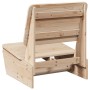Silla de jardín madera maciza de pino 60x64x70,5 cm en Sillas de jardín | Comprar online en Foru.es