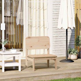 Silla de jardín de madera maciza de pino 60x52,5x72 cm en Sillas de jardín | Comprar online en Foru.es