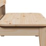 Silla de jardín de madera maciza de pino 60x52,5x72 cm en Sillas de jardín | Comprar online en Foru.es
