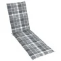 Garden lounger with footrest and cushion in solid acacia wood by vidaXL, Loungers - Ref: Foro24-3064028, Price: 138,45 €, Dis...
